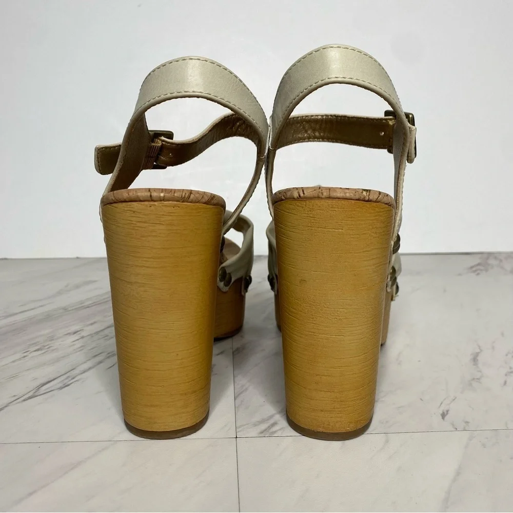 Kork Ease Dawson Platform Wedge Faux Leather Sandal 7M